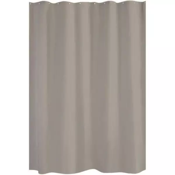 Rideau de douche uni coloris taupe