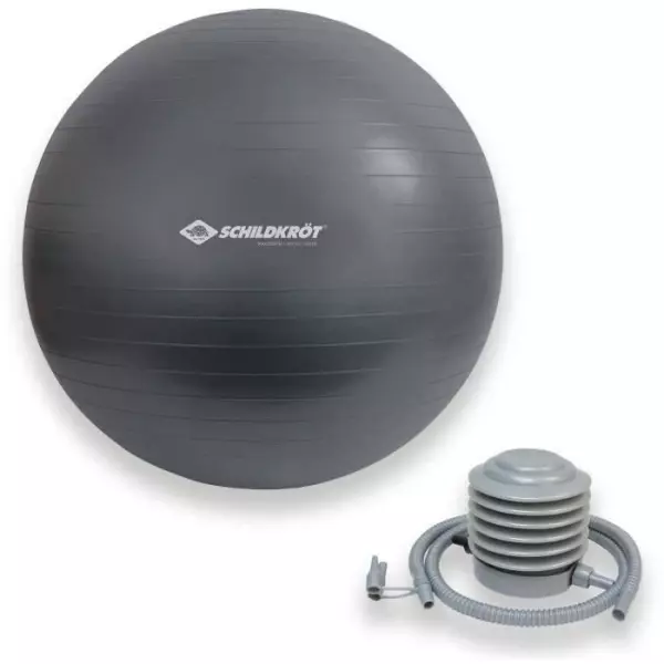 Ballon d'exercice - SCHILDKRÖT - Fitness et Yoga - Diametre 75 cm - Pompe incluse