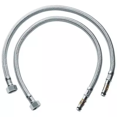 Flexible alimentation annelé - GROHE - 45484000 - Métal - 5 ans de g