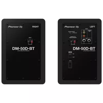 Enceintes de monitoring - PIONEER DJ - DM-50D-BT - Bluetooth - 2x25W -