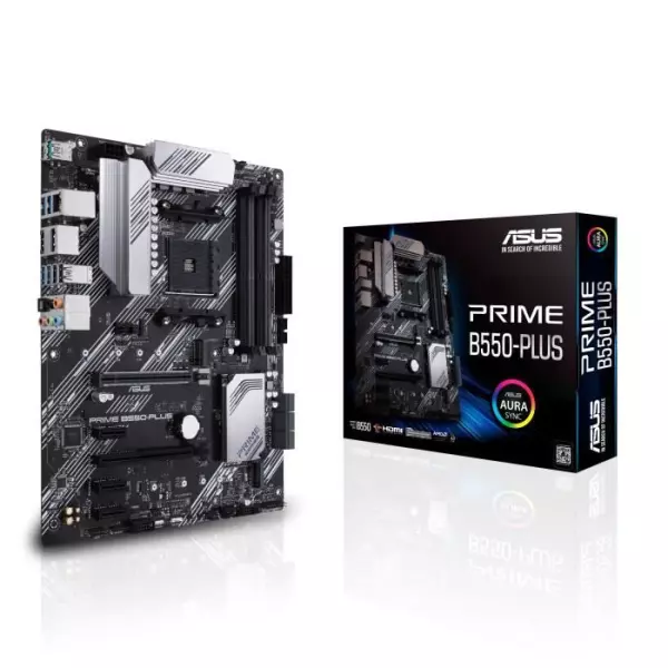 Carte Mere - ASUS - PRIME B550-PLUS - Socket AM4 - 3rd Génération AMD Ryzen Processeurs