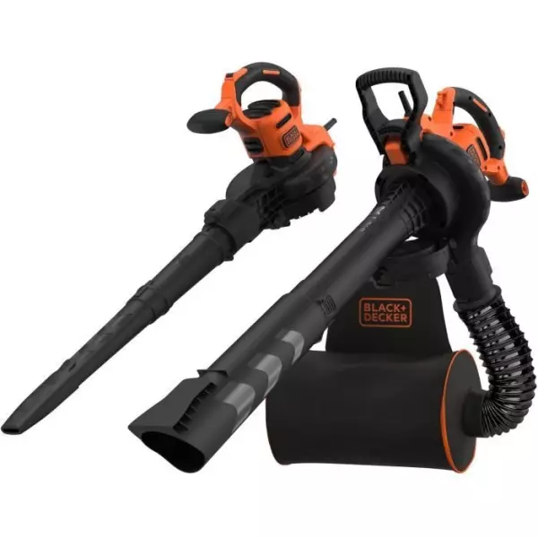 Aspirateur souffleur broyeur filaire - BLACK + DECKER - BCSTR918D1-QW - 3000 W - Systeme bi-tube - Sac a dos - Noir / Orange