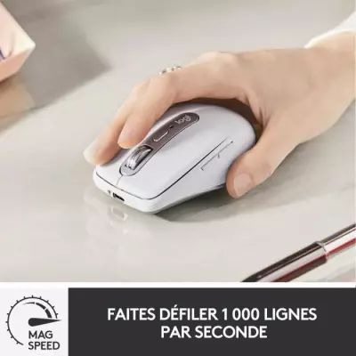 Souris - Sans fil - Logitech - MX Anywhere 3 - Pour Mac - Blanc