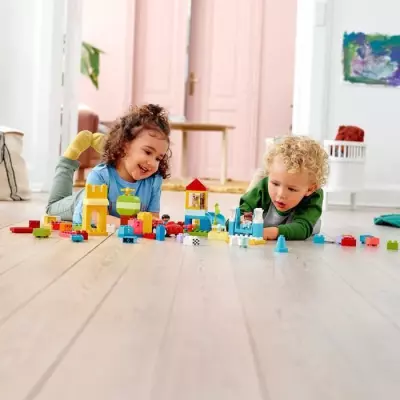 LEGO 10914 DUPLO La boîte de briques deluxe, Jeu de Construction avec