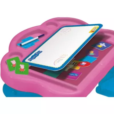 Bureau d'activités Peppa Pig Super Desk - LISCIANI GIOCHI - 10 jeux