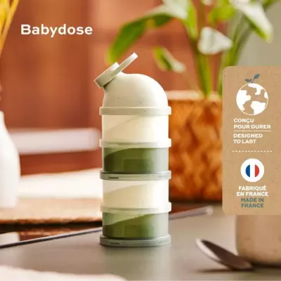 Babymoov Boîtes Doseuses de Lait en Poudre Babydose - Bec verseur erg