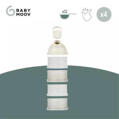 Babymoov Boîtes Doseuses de Lait en Poudre Babydose - Bec verseur erg