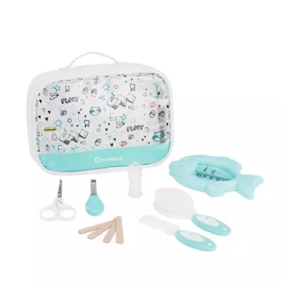 BADABULLE Trousse de soin PLOUF, 7 accessoires pour bébé