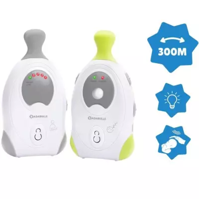 BADABULLE Baby Online 300m Babyphone Audio avec Veilleuse