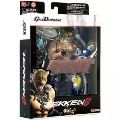 BANDAI - Tekken - Figurine d'action 17 cm - King Game Dimensions - 406