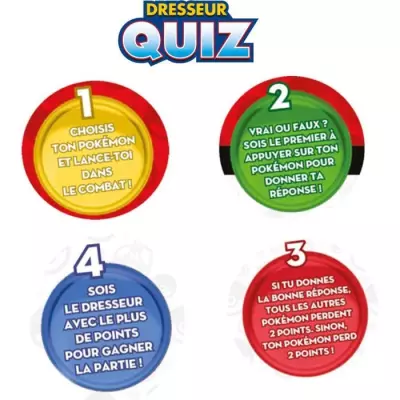 Bandai - Pokémon - Dresseur Quiz - Quiz connaissances 100% Pokémon -