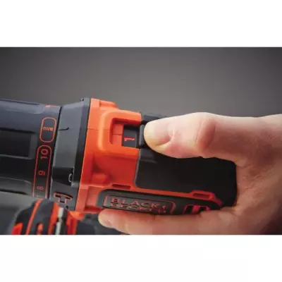 BLACK+DECKER Perceuse a Percussion Sans Fil 18 V BDC718AS2F-QW avec 80