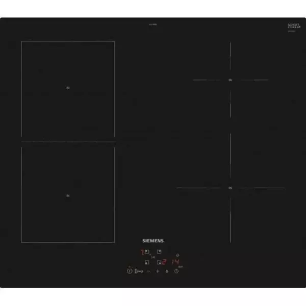 Plaque de cuisson a induction Siemens - 4 feux - 60 cm - EE611BPB5E IQ500