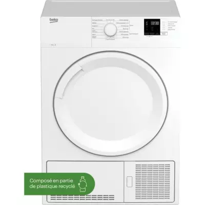 Seche-linge a condensation BEKO b100 SLCS09W3 - 9 kg - L60cm - Classe