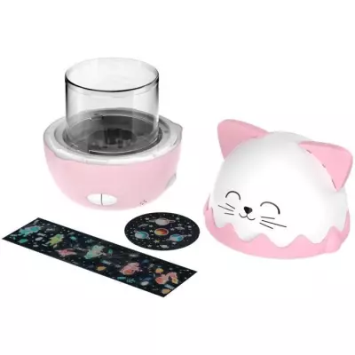 Veilleuse musicale sans fil - BIGBEN - Chat - Projection 360°, 13 fil