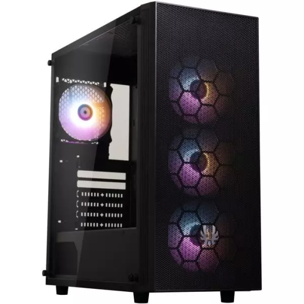 Boîtier PC - BITFENIX - Hades FRGB (Noir) - Moyen tour - Format E-ATX - Sans alimentation