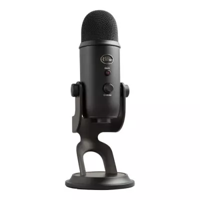 Microphone Blue Microphones USB Yeti Noir, Plug & Play sur PC et Mac