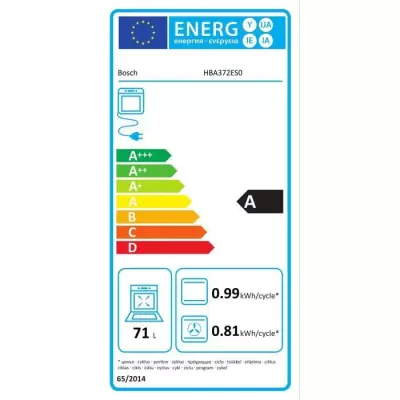 Four multifonction Pyrolyse - BOSCH SER4 - HBA372ES0 Inox - 71l - 7 mo