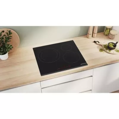 Table induction BOSCH - 3 foyers - L59 x P52 cm - PIJ631HB1E