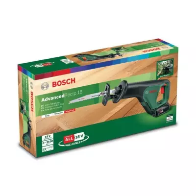 Scie recipro BOSCH - AdvancedRecip18 Set 1 batterie 2,5Ah