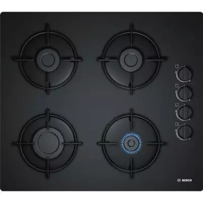 BOSCH POP6B6B10 Plaque de cuisson gaz - 4 foyers - 7400W - L56 x P48cm