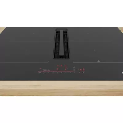 Table induction aspirante - BOSCH SER6 - PVQ711H26E Noir - 4-foyers -