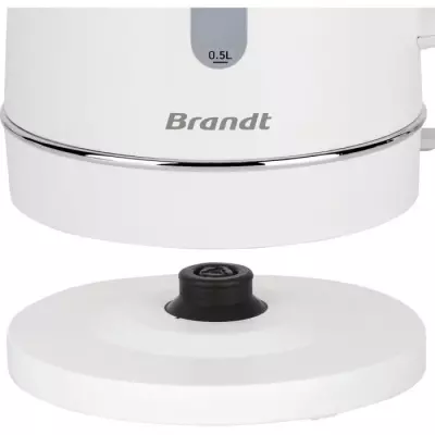 Bouilloire - BRANDT - BO1702W - 1,7 L - Socle 360° - Blanc