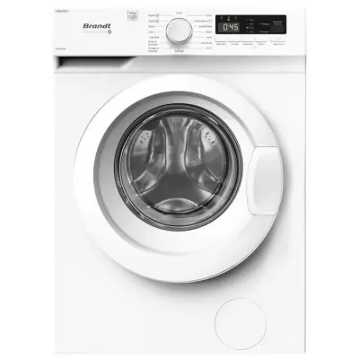 Lave-linge hublot BRANDT WFB393QW - 9 kg - Induction - L60cm - Classe