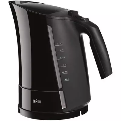 Bouilloire BRAUN WK300 - 1,7L - Noir - Chauffe ultra-rapide 45s - Filt