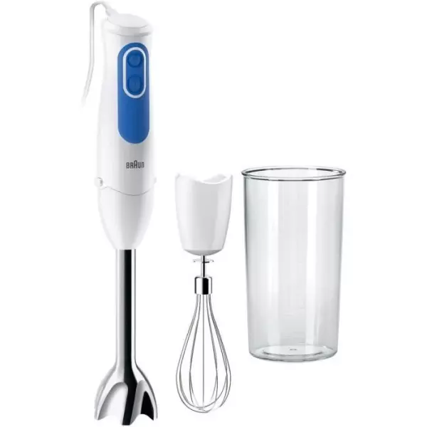 Mixeur a main BRAUN MQ3005WH Cream - 750 W - Blanc - Bleu