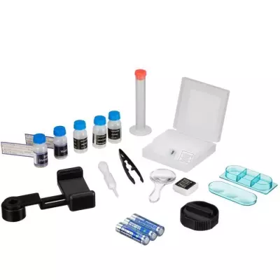 Microscope 40x-640x - BRESSER JUNIOR - Éclairage LED - kit d'expérim