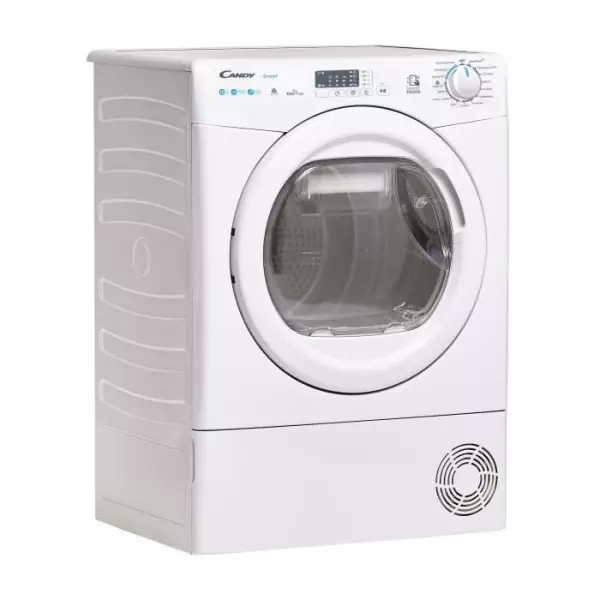 Seche-linge pompe a chaleur CANDY Smart CSE H10A1LE-47 - 10 kg - Connecté - 15 programmes - 66dB - Classe A+