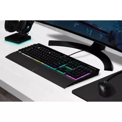 Clavier Corsair K55 RGB PRO Gamer RGB LED, noir