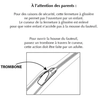 T'CHOUPI Fauteuil club enfant