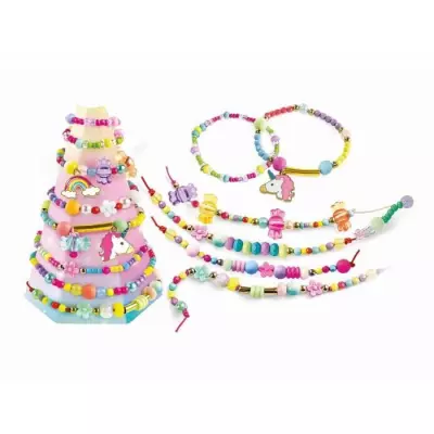 Clementoni - Crazy Chic - Coffret créatif Licorne - Créer tes bracel