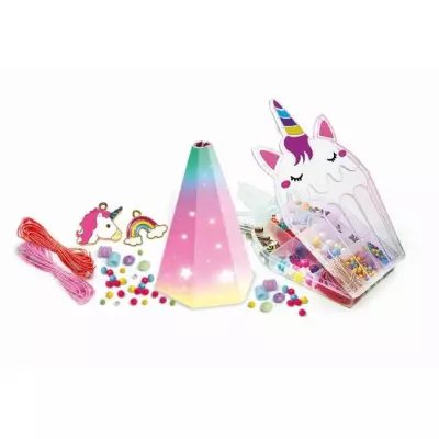 Clementoni - Crazy Chic - Coffret créatif Licorne - Créer tes bracel