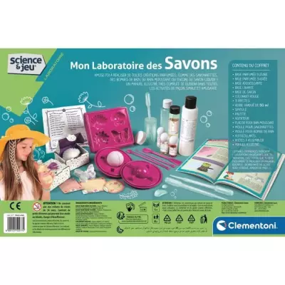 Jeu de création de savons - CLEMENTONI - Mon laboratoire des savons -