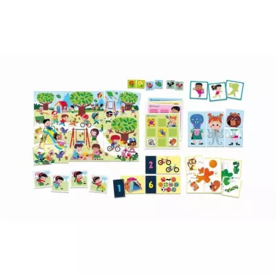 Clementoni - Coffret de 8 jeux en 1 - Jeux éducatifs formes, couleurs