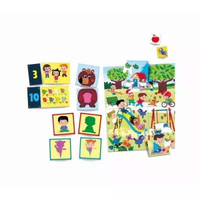 Clementoni - Coffret de 8 jeux en 1 - Jeux éducatifs formes, couleurs