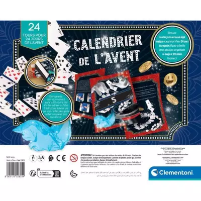 Calendrier de l'Avent Magicien, Theme Magie & Illusions, 24 tours diff