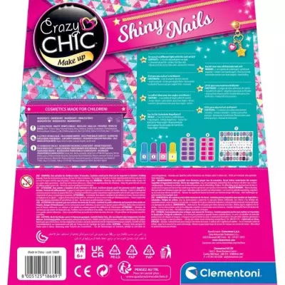 Clementoni - Kit manucure phosphorescents pour enfant - Vernis, faux o