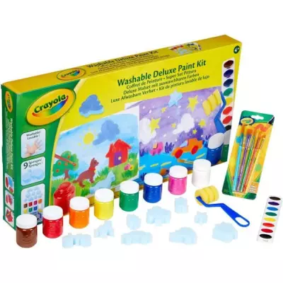 Créatif - CRAYOLA - Mon Coffret de Peinture - Peintures variées non