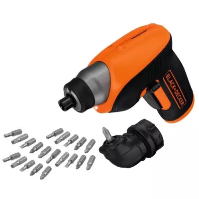 Tournevis Electrique BLACK+DECKER CS3652LCAT-QW - 3,6V, 20 Embouts, Ch