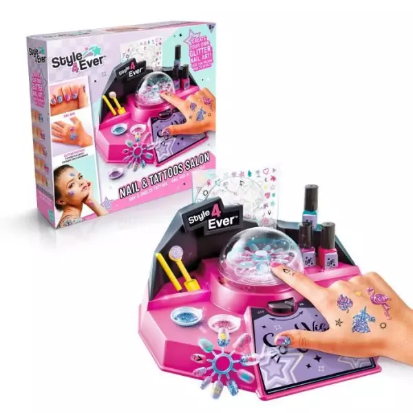 Canal Toys OFG 163 Style For Ever - Bar a ongles avec paillettes, tatoos, stickers