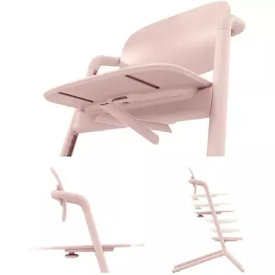 CYBEX - Chaise Haute Evolutive et Réglable Lemo 2 - Pearl Rose