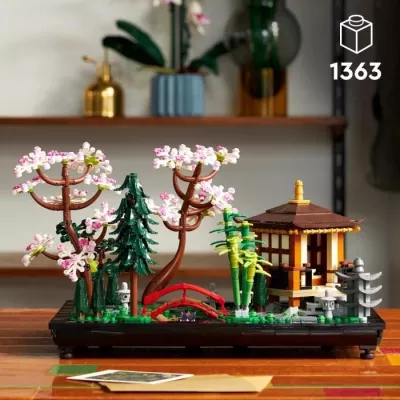 LEGO Icons 10315 Le Jardin Paisible, Kit de Jardinage Botanique Zen po