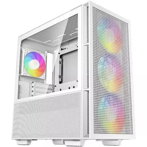 Boitier PC sans alimentation - DEEPCOOL CH560 (Blanc) - Moyen tour - Format E-ATX - Ventilateurs A-RGB