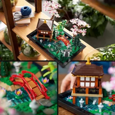 LEGO Icons 10315 Le Jardin Paisible, Kit de Jardinage Botanique Zen po