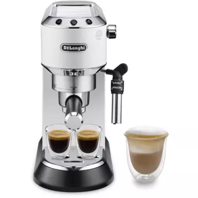 Machine expresso classique - DELONGHI EC 685.W Dedica Style - Blanc