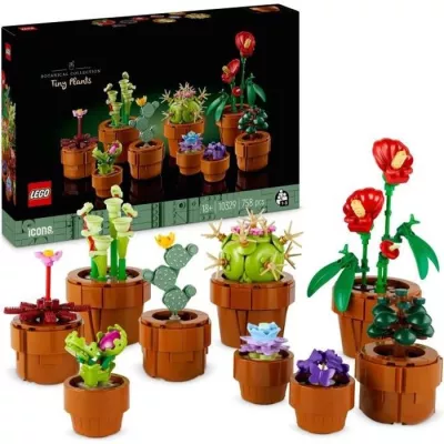 LEGO Icons 10329 Les Plantes Miniatures, Collection Botanique 9 Plante